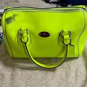 Coach neon Bennett mini satchel